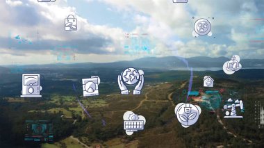 Çevre teknolojisi konsepti. Sürdürülebilir kalkınma hedefleri. SDG 'ler.