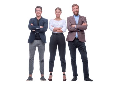 Bir grup kendine güvenen genç adam bir arada..