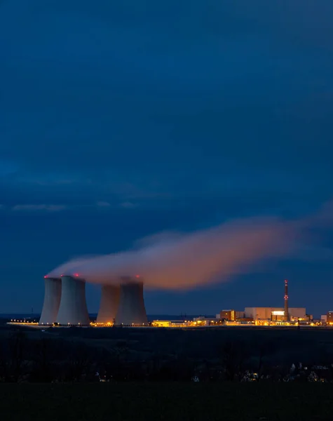 Nuclear Power Station Dukovany Vysocina Region Czech Republic — Stock Photo, Image