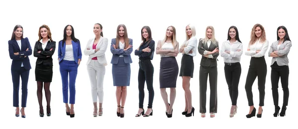 Полном Объеме Группа Успешных Деловых Женщин — стоковое фото