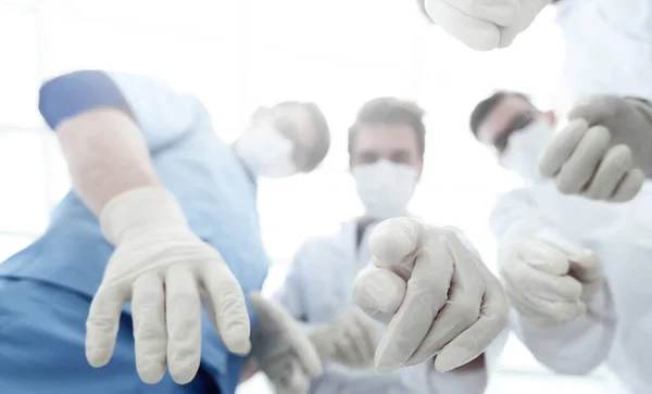 Eine Gruppe Von Ärzten Operationssaal — Stockfoto
