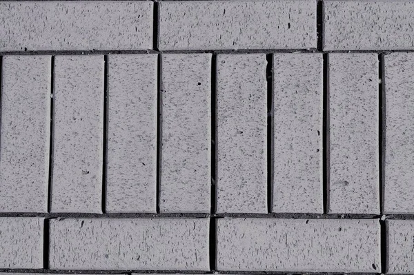 Gray Paving Slabs Lined Rows Texture Background — 스톡 사진