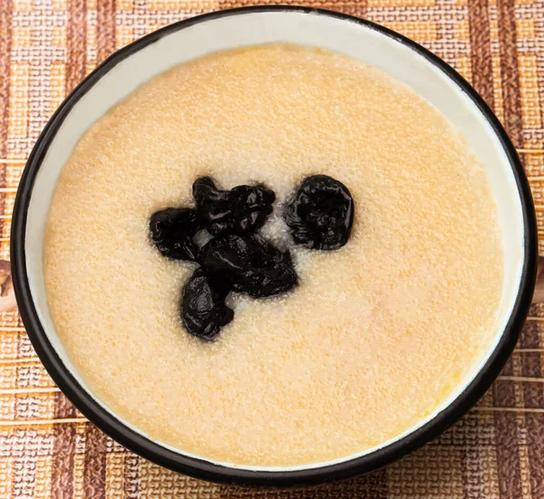 Porridge Amaranto Vicino — Foto Stock