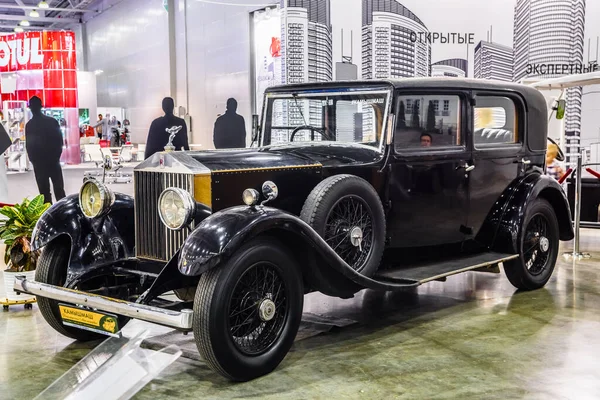 Moscú Ago 2016 Rolls Royce 1930 Presentado Salón Internacional Automóviles — Foto de Stock