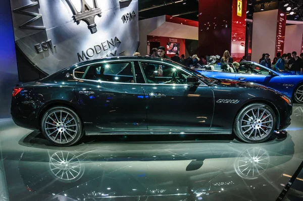 Frankfurt Sept 2015 Maserati Quattroporte Представлена Международной Автовыставке Iaa — стоковое фото