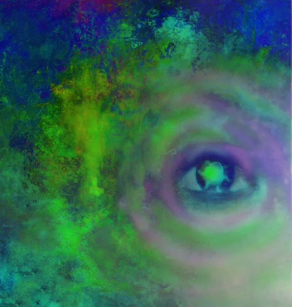 Illustration Third Eye Mystical Sign — Stock Photo, Image