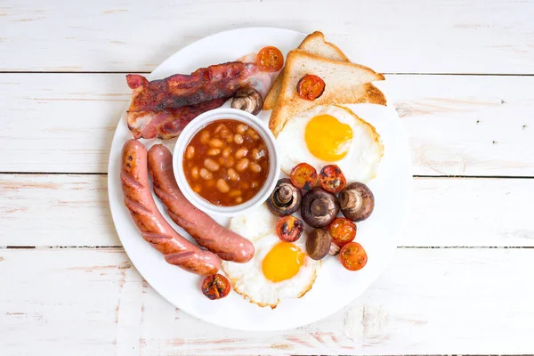 Volledig Engels Ontbijt Uitzicht — Stockfoto