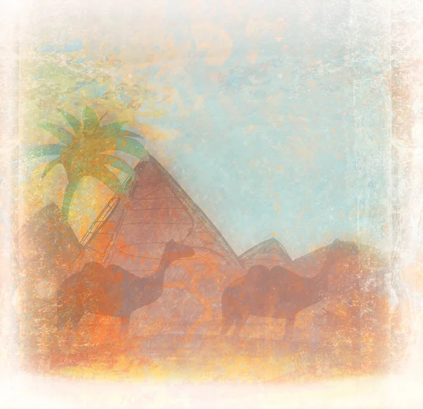 埃及的设计背景 — 图库照片