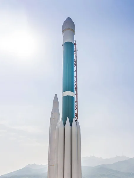 Космічна Ракета Готова Запуску Космос — стокове фото
