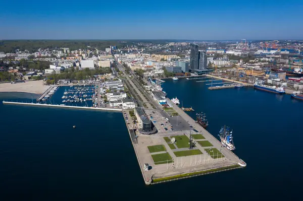 Haven Van Gdynia Polen — Stockfoto