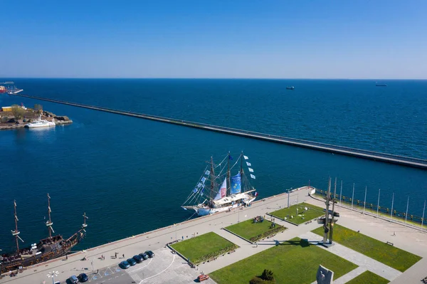 Hamnen Gdynia Polen — Stockfoto