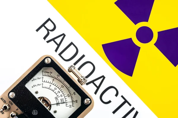 Radiation Measurement Radiation Survey Meter Hand Held Radiation Survey Instrument — Foto Stock