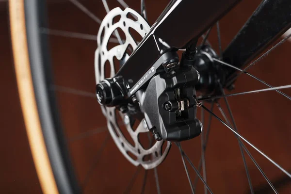 Bicycle Brake Rotor Hydraulic Caliper Brake System Gravel Bike — Zdjęcie stockowe