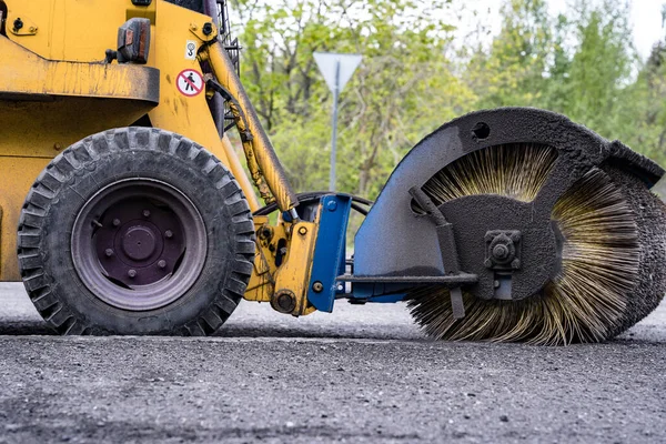 Cleaning Garbage Road Rotating Mechanical Machine Brush — Stockfoto