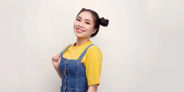 Young Beautiful Asian Female College Student — Fotografia de Stock