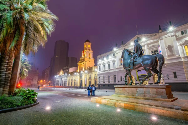 Plaza Las Armas Square Santiago Chile — Stockfoto