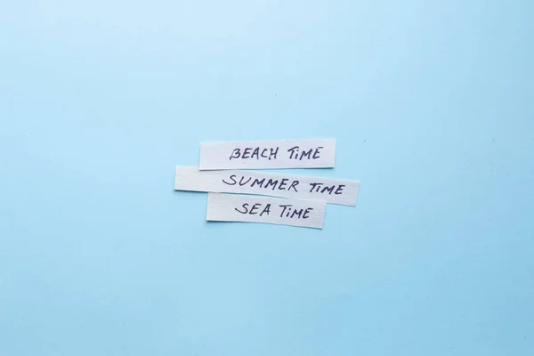 Its Summer Time Concept Sign Inscription — Stok fotoğraf