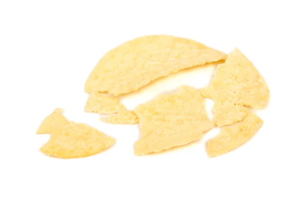 Broken Potato Chip Close — Stock Photo, Image