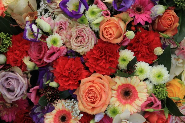 Mixed colorful flowers - floral arrangement