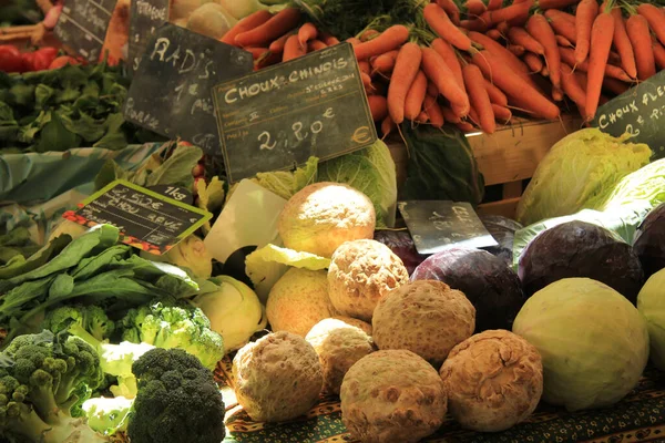 Овощи Рынке Киоска — стоковое фото