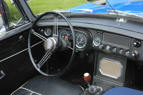 Dashboard Vintage Sports Car — Stock Photo, Image
