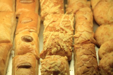 Lüks kurabiyeler. Kapatın.