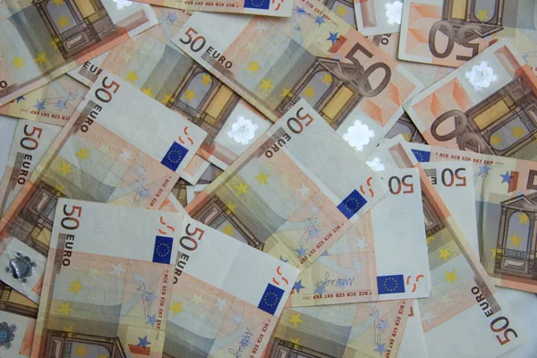 Stack Euro Banknotes — Foto de Stock