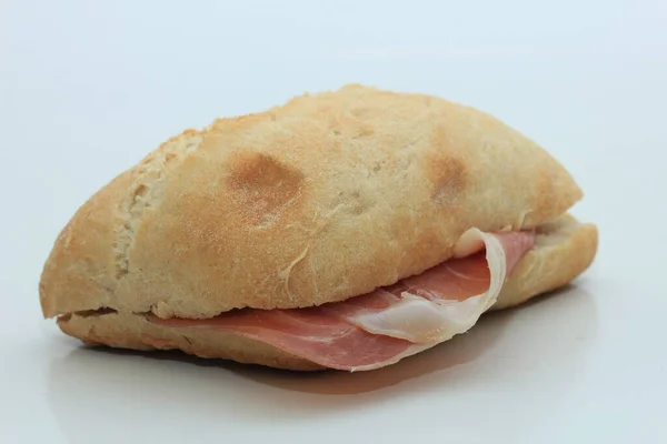 Crispy Fresh Sandwich Close — Stock Photo, Image
