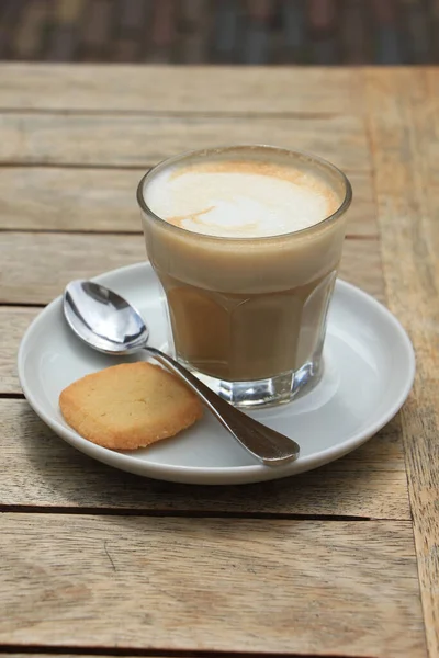 French Cappuccino Close — Stock Photo, Image