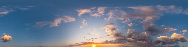 Sunset Sky Panorama Landscape Background Natural Color — Zdjęcie stockowe