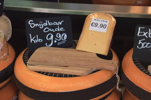 Traditionele Nederlandse Kazen Markt — Stockfoto