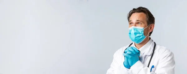 Covid Prévention Virus Soins Santé Concept Vaccination Gros Plan Médecin — Photo
