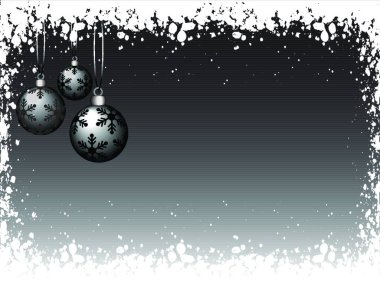  Chriatmas topları vektör çizimi 