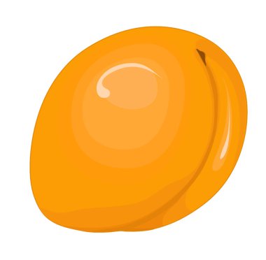 Şeftali meyve vektör çizim 