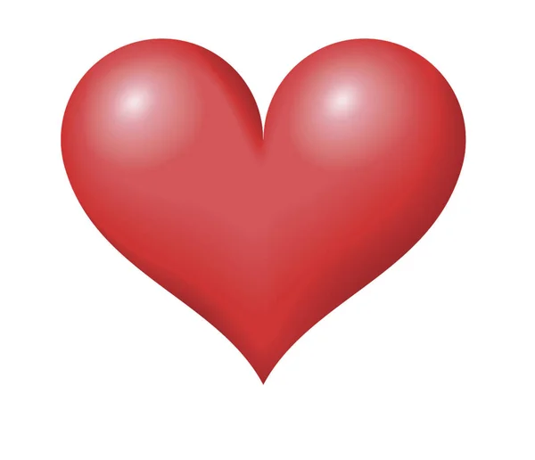Красочная Векторная Иллюстрация Сердца — стоковый вектор