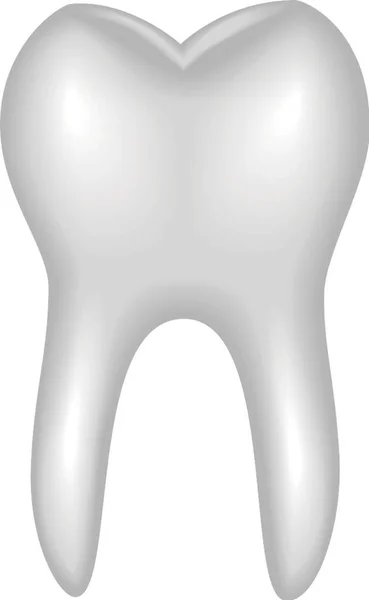 人間の歯のデザイン ベクターイラスト — ストックベクタ