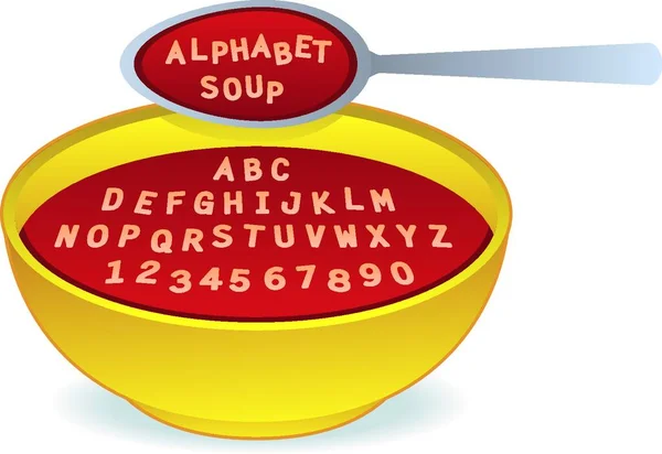 Alphabet Set Vector Illustration — Stock Vector