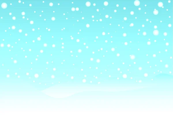 冬季雪花色彩艳丽的矢量插图 — 图库矢量图片