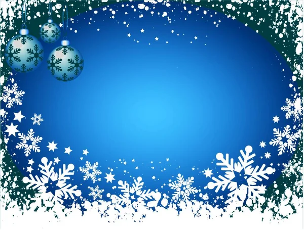 Рождество Зимние Снежинки Фон Вектор — стоковый вектор
