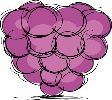 ahududu, grafik vektör çizimi