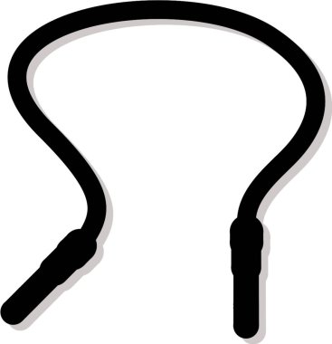 kablo alanı tek modern vektör illüstrasyonu