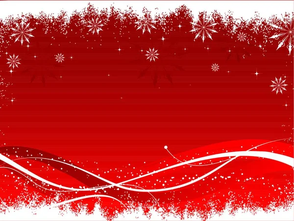 Рождество Зимние Снежинки Фон Вектор — стоковый вектор