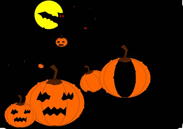 Halloween Graficzny Wektor Ilustracji — Wektor stockowy