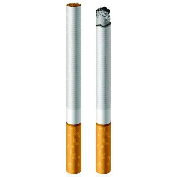 Cigarette Graphic Vector Illustration — Stock Vector