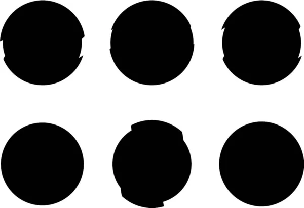 Circulaire Logo Bedrijf Gekleurde Vector Illustratie — Stockvector