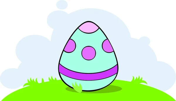 Εικονογράφηση Διάνυσμα Αυγών Του Πάσχα — Διανυσματικό Αρχείο
