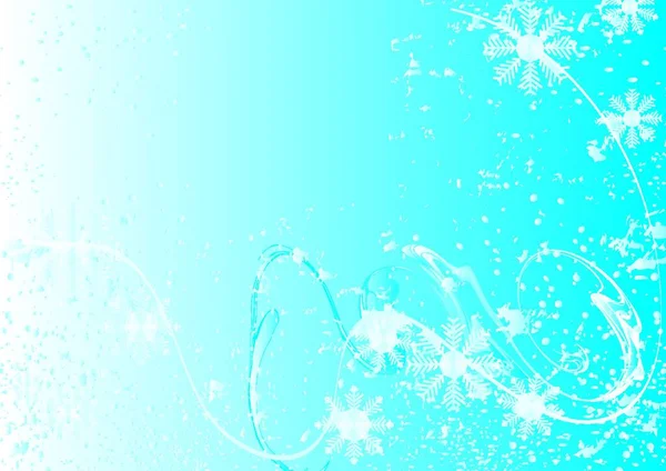 Winter Hintergrund Vektor Illustration — Stockvektor