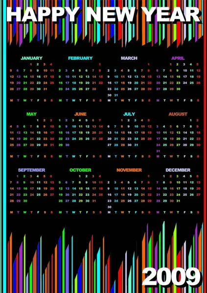 Kalender Pictogram Vector Illustratie — Stockvector