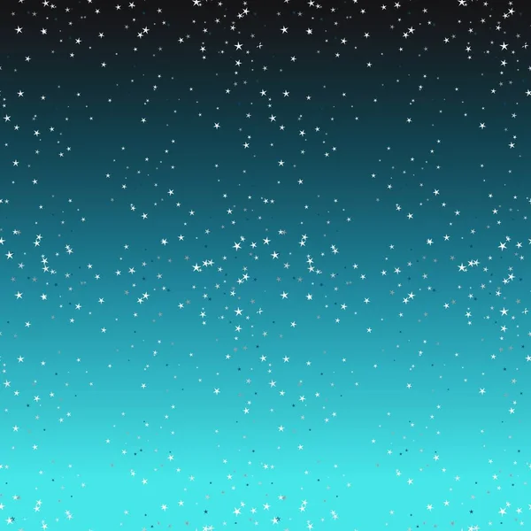 Cielo Estrellado Noche Vector Ilustración — Vector de stock