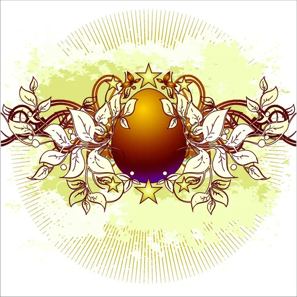 Illustration Vectorielle Oeuf Pâques — Image vectorielle